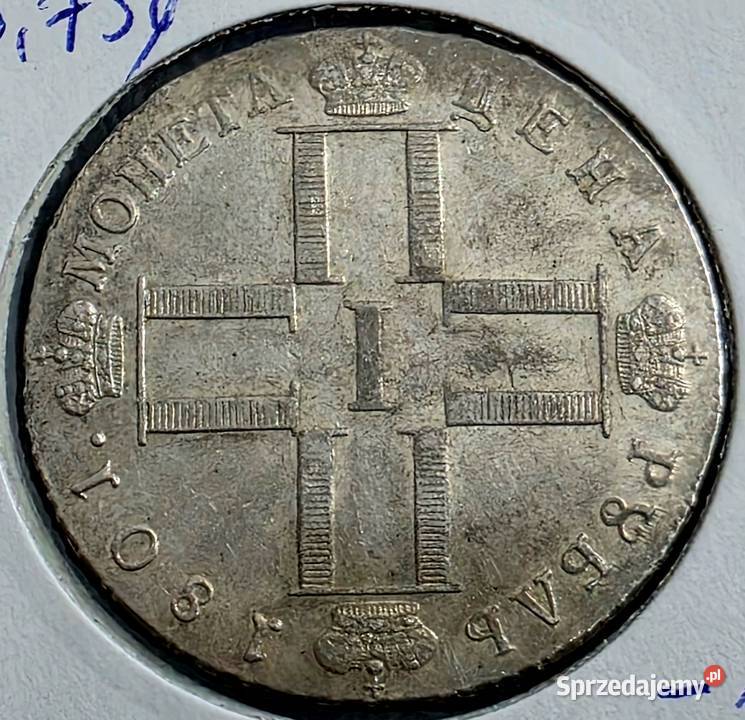 Ruble Pawła I 1798 i 1801 piękne monnicze Numizmatyka Sosnowiec