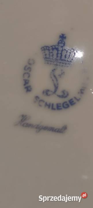 Talerz porcelanowy ozdobny Sosnowiec