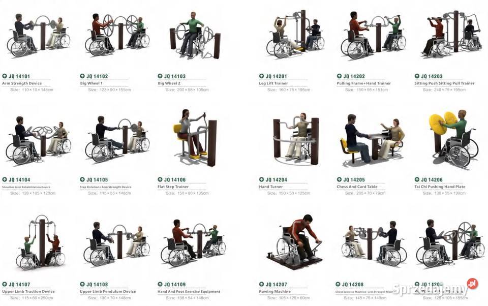 Siłownie plenerowe zewnętrzne fitness Świdnica