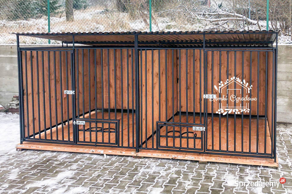 Kojec Psów 4x2 Drewniana podłoga uchwyt na miski Kalisz sprzedam