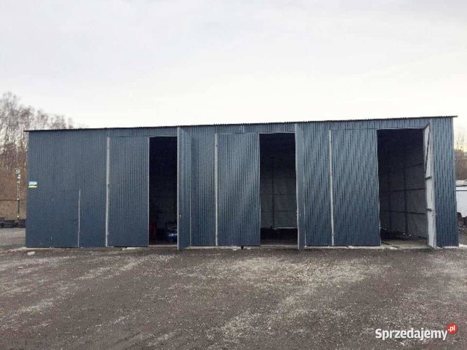 Blaszana montowana hala 1510 m czarna Kraków