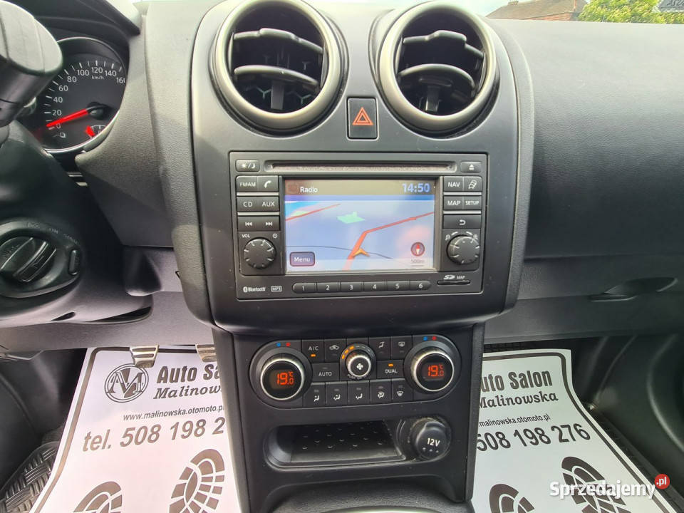 Nissan Qashqai2 4x4 BOSE SzklanyDach Navi Kamera wielofunkcyjna kierownica Wągrowiec