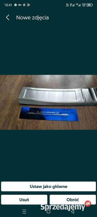 Nakładki bagażnika Mitsubishi Outlander 2015 do śląskie