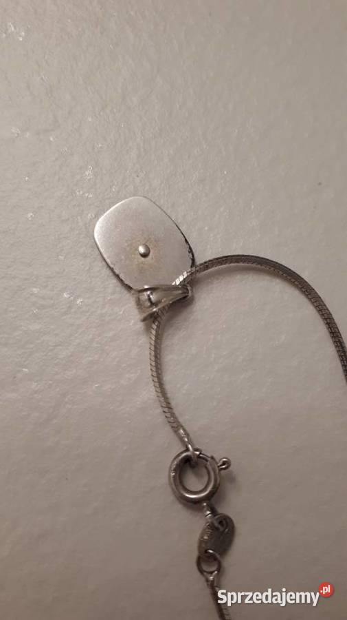 łańcuszek srebrny z medalikiem Radom