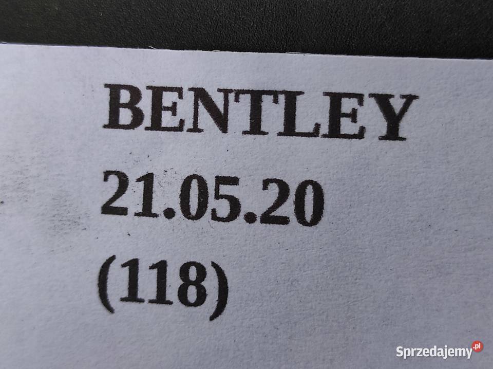 OSŁONA POMPY PALIWA BENTLEY CONTINENTAL GT II wielkopolskie Nowy Tomyśl