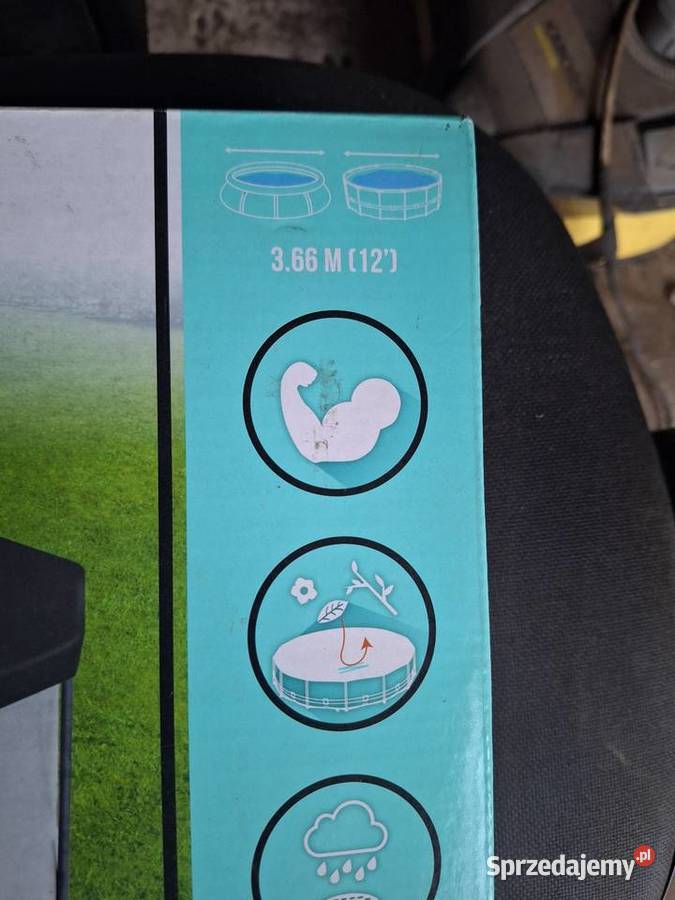 Basen bestway stelażowy 366 m z pokrywą Dobruchna