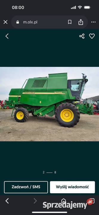 Kombajn zbożowy John Deere 1550cws lubelskie