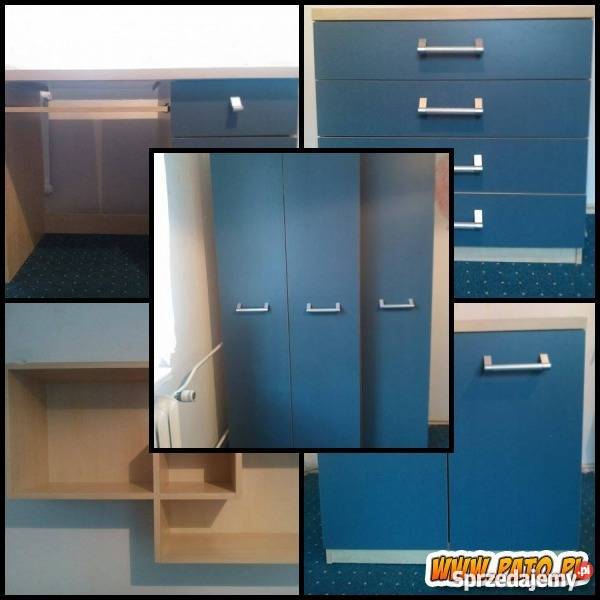 Meble Młodzieżowe Black Red White SPIDO niebieski Komplety wypoczynkowe Piotrków Trybunalski