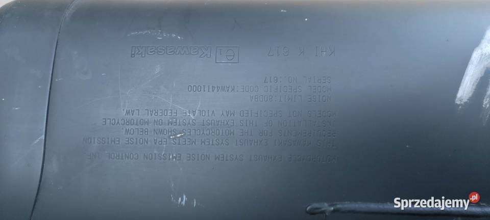 Kawasaki Versys 1000 tłumik wydech oryginał Warszawa sprzedam