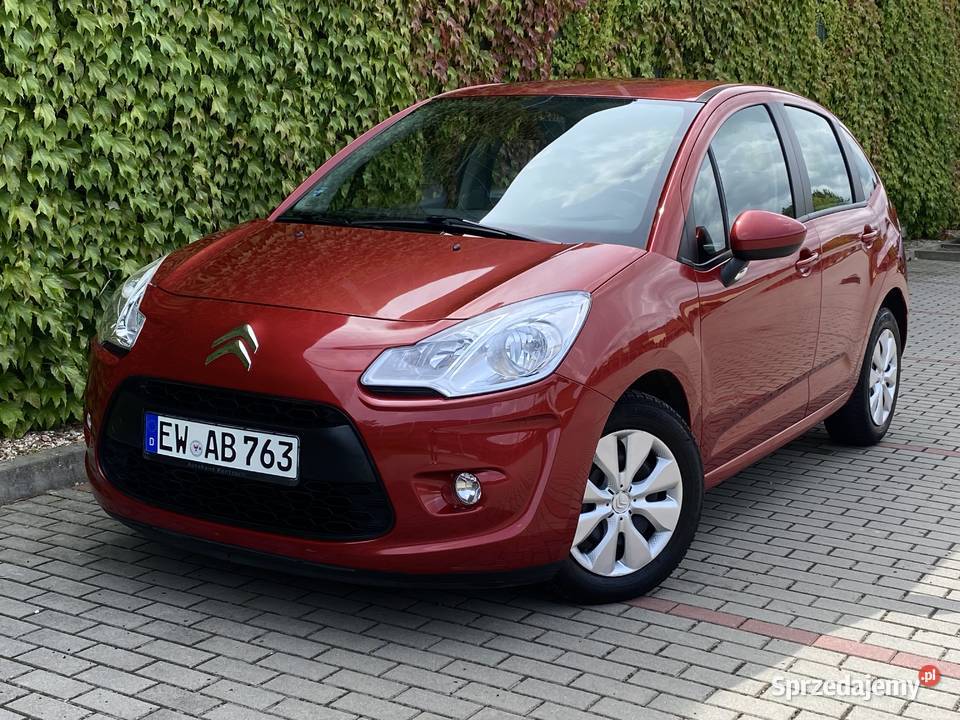 Bordowy Citroen C3 2010r 14 benzyna 75 169 nieuszkodzony Wrocław