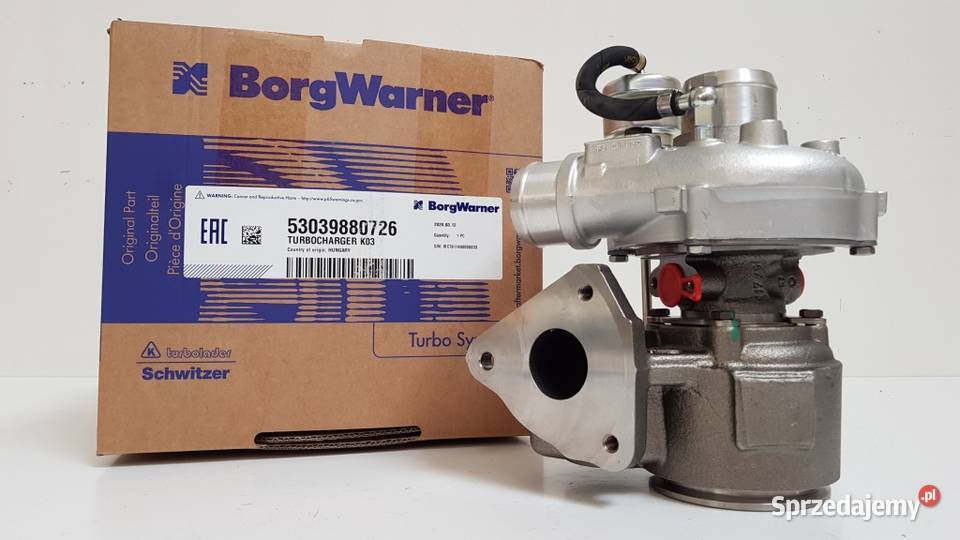 Nowa turbosprężarka BorgWarner KKK 53039880726