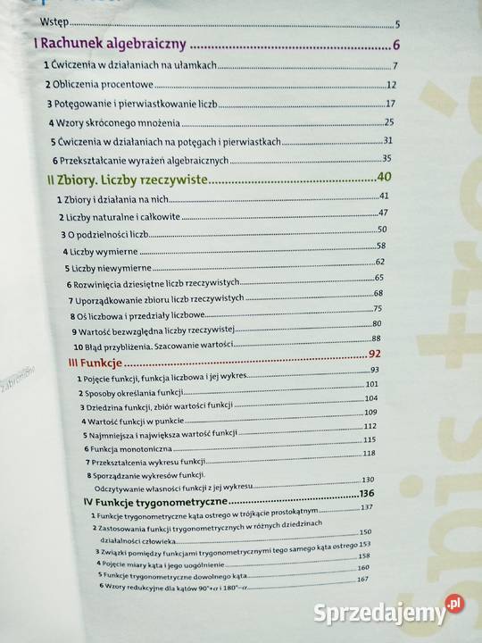 Ciekawi świata matematyka podręcznik operon mazowieckie sprzedam
