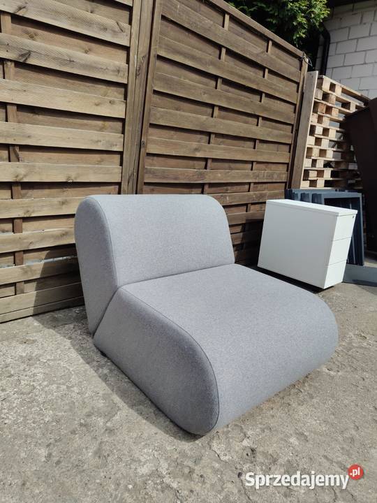 2 x fotel Soft Line szary nowoczesny Warszawa sprzedam