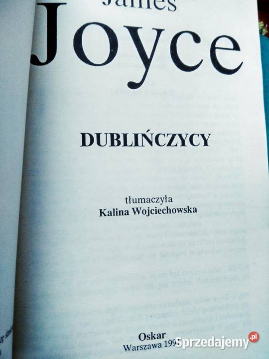Joyce Dublińczycy książki prezenty Bródno Antykwariat Warszawa