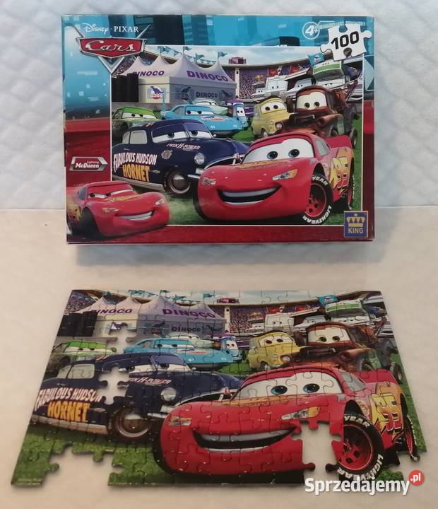 Cars Auta Lighting McQueen 4757A Disney King Czeladź