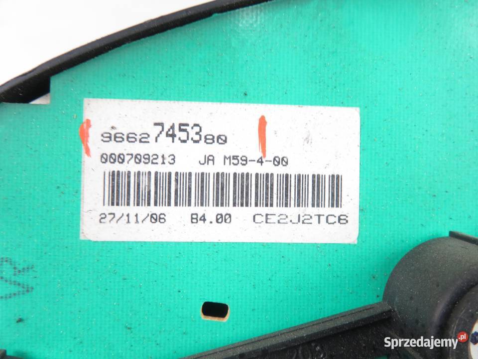 LICZNIK PEUGEOT PARTNER I 16 HDi 9662745380