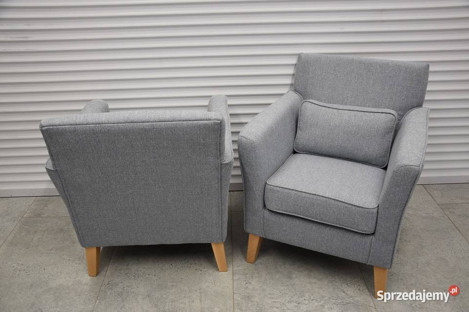 fotele i pufa komplet nowy Olsztyn