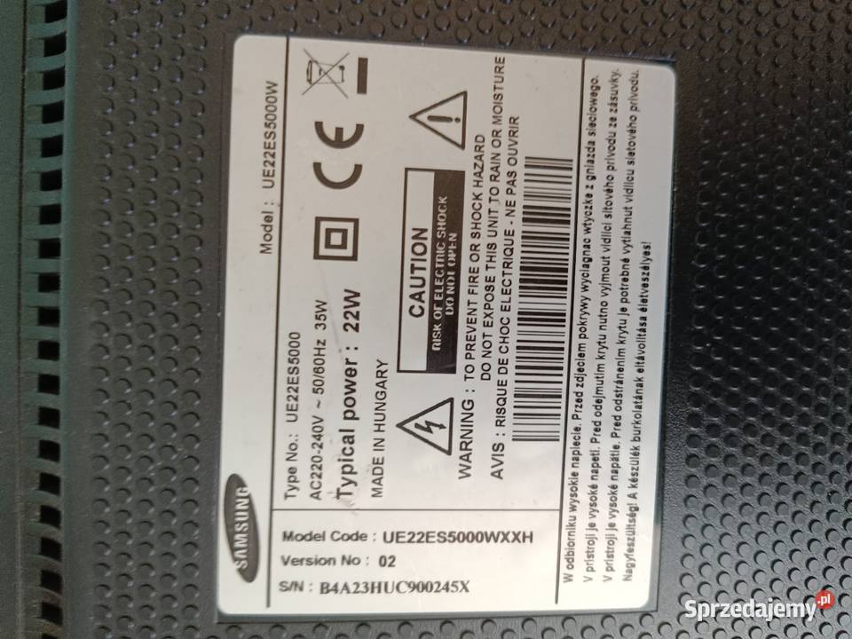 Samsung LCD 22 cale podlaskie sprzedam