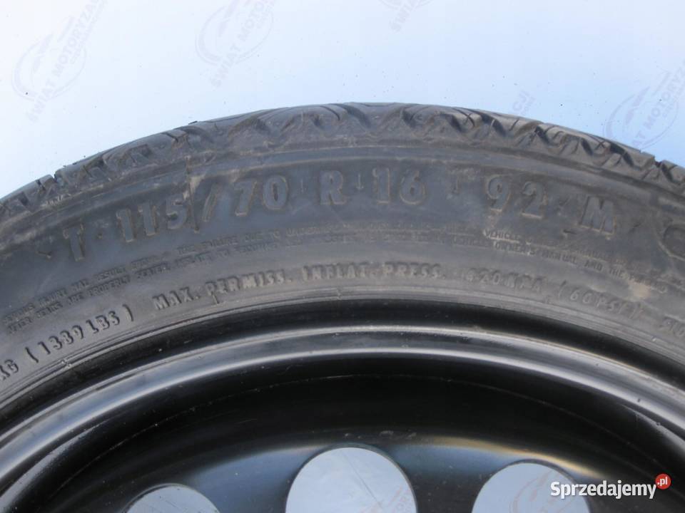 OPEL VECTRA C koło dojazdowe 1157016 92M 5x110 sprzedam