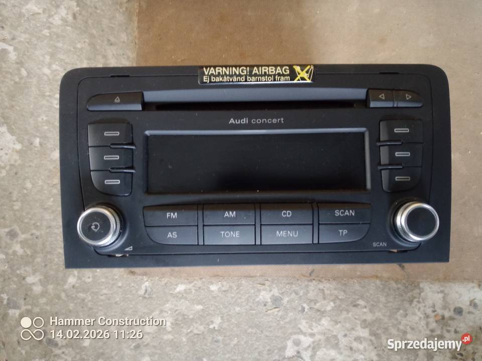 Radio Audi A3 2008 Okazja Sanok sprzedam