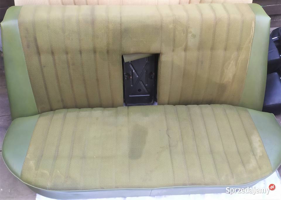 Mercedes W123 kanapa tył zielona 2seria Łagiewniki