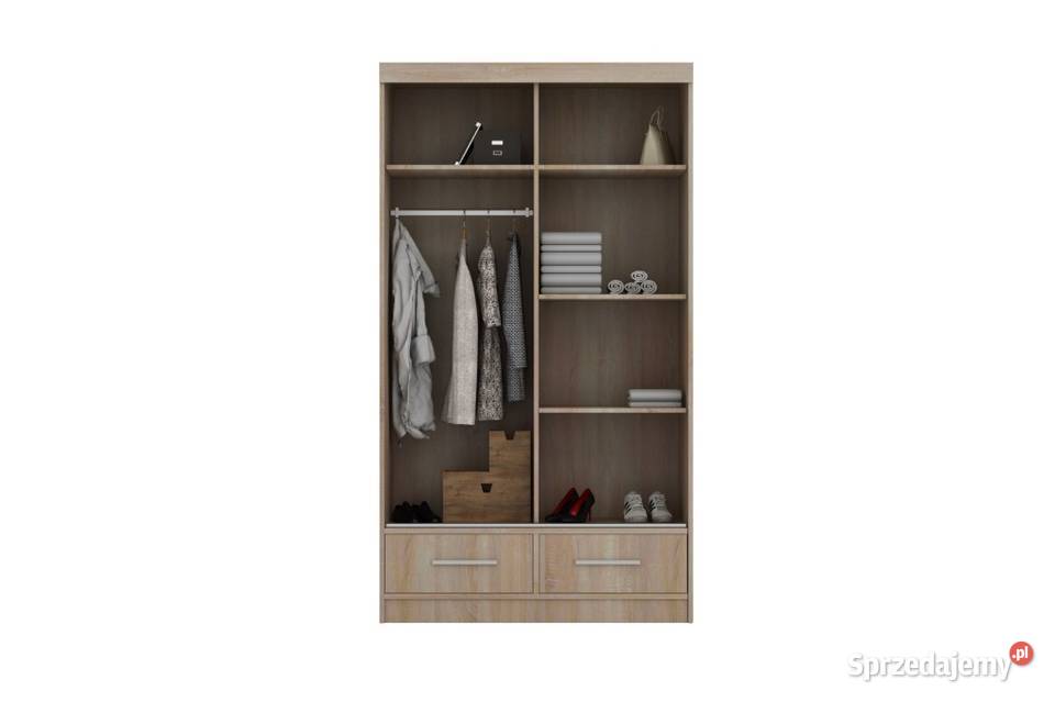 MARGO 250 SZAFA GARDEROBA z lustrem i szufladami Wrocław