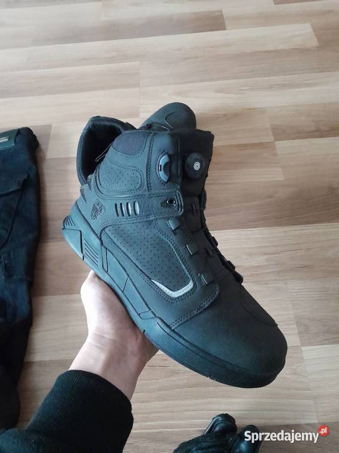 Buty motocyklowe czarne ochraniacze rozmiar 46