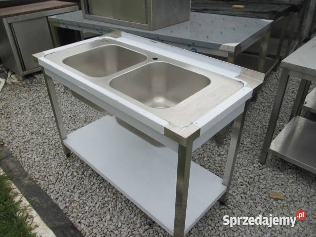 Nowy Zlew Gastronomiczny 2 Komorowy Z Półką wielkopolskie Ostrów Wielkopolski sprzedam