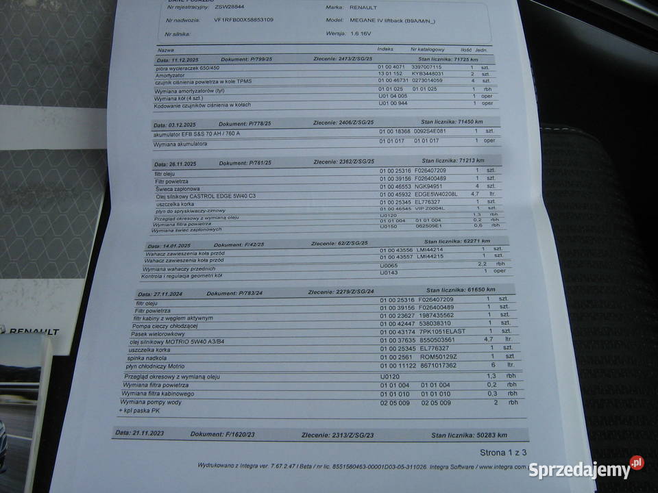 Renault Megane 16 SCe Limited bezwypadkowy Trzebownisko