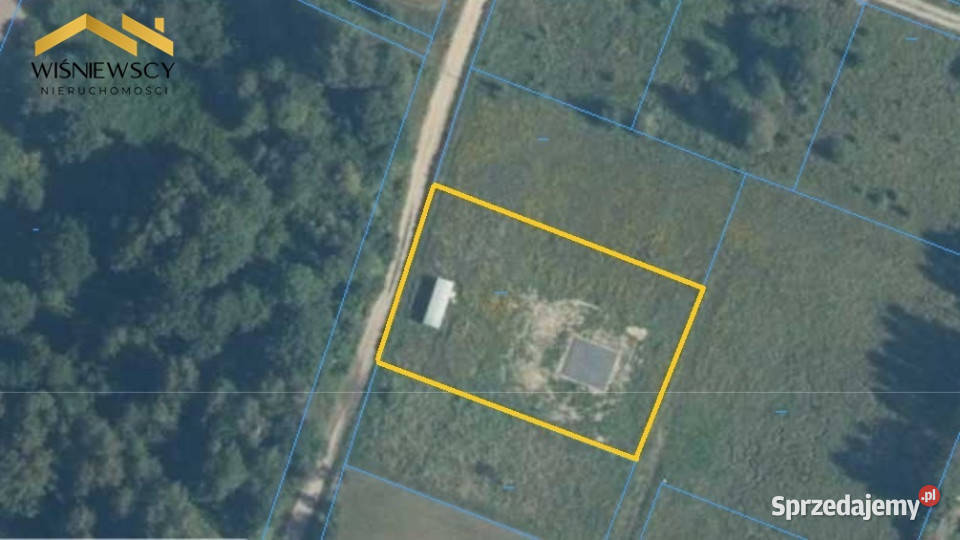 Uzbrojona działka 1800m 600 m jeziora utwardzona Sprzedaż Winiec