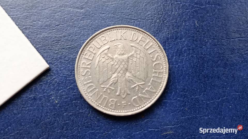 Stare monety 1 marka 1975 F Niemcy Lesko
