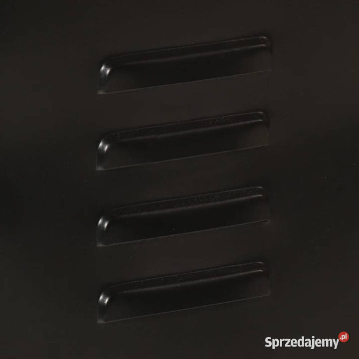 Szafka łazienkowa 40x27x90 żelazo i lite drewno