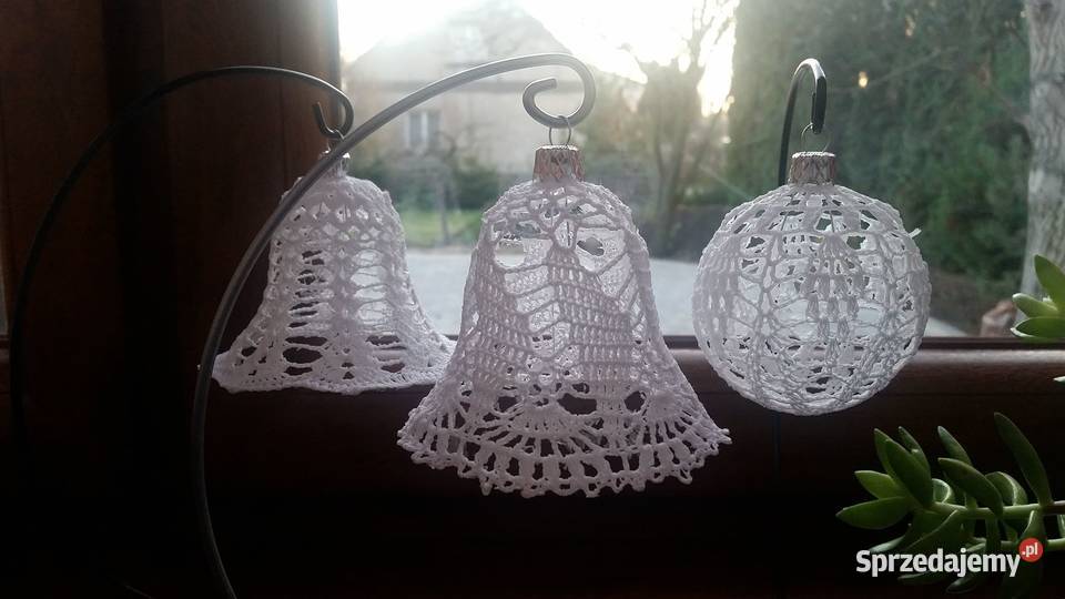 Dzwonki szydełkowe na choinkę Turek