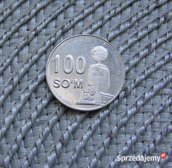 Uzbekistan 100 Sumów 2018r wielkopolskie Kalisz