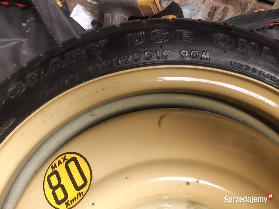 Kolo dojazdowe rezerwa Mazda 6 06r Stary Sącz