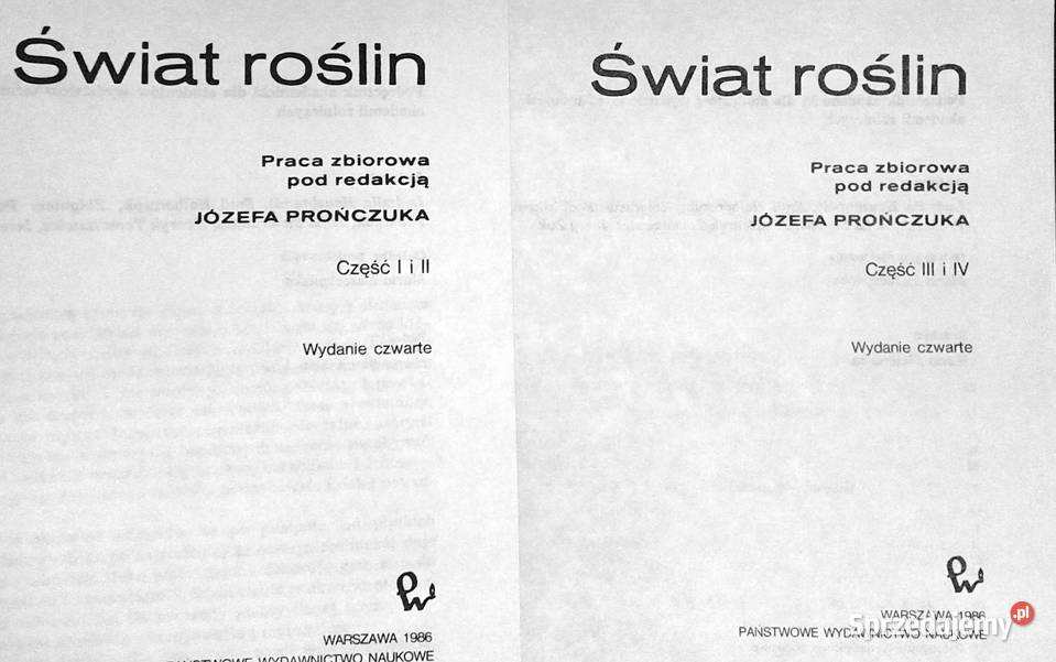 Świat roślin Cz 1234 Józef Prończuk Chełm