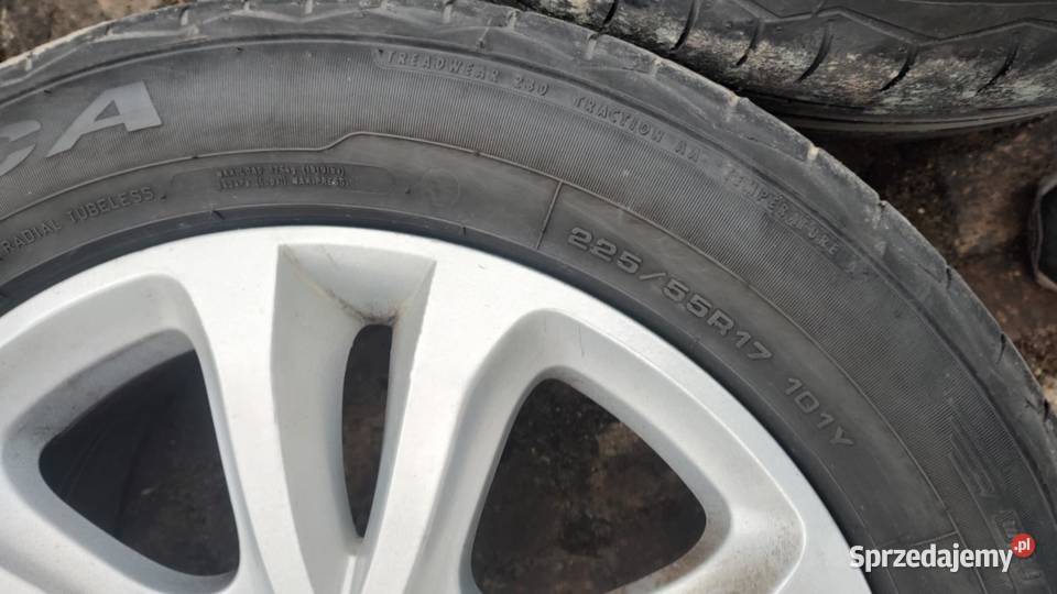 Koła felgi alufelgi Citroen 17 5x108 22555 wielkopolskie Książ Wielkopolski sprzedam