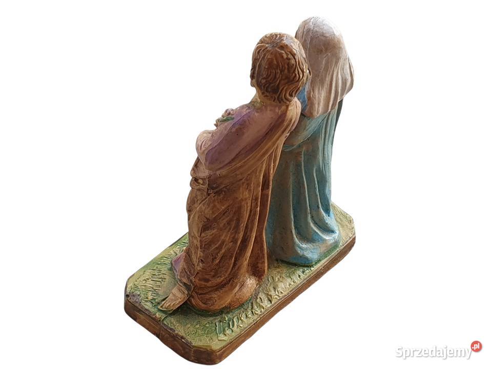 Stara figurka Świętej Rodziny Maryja Dzieciątko Cieszyn sprzedam