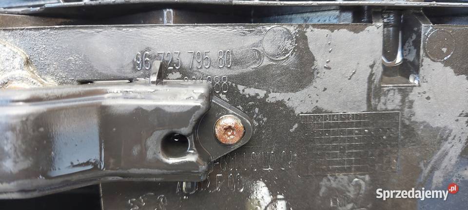 STELAŻ CZASZA ZDERZAKA PRZÓD 2 CZĘŚCI PEUGEOT