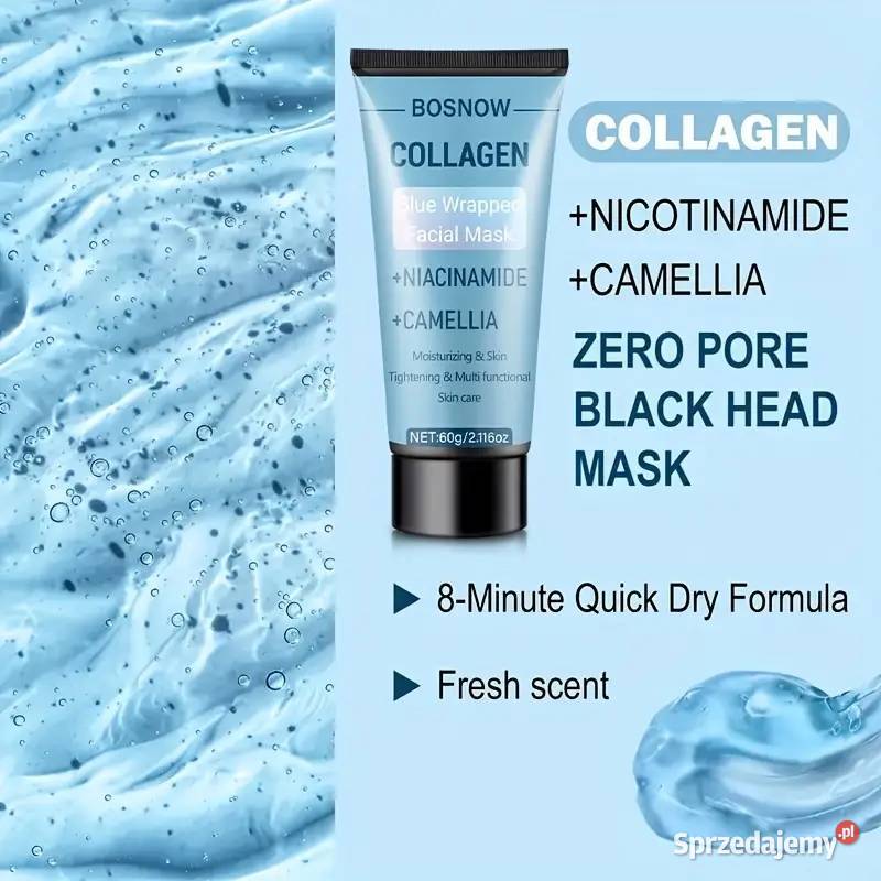 Maska Kolagenowa Niebieska z Aplikatorem 60 ml