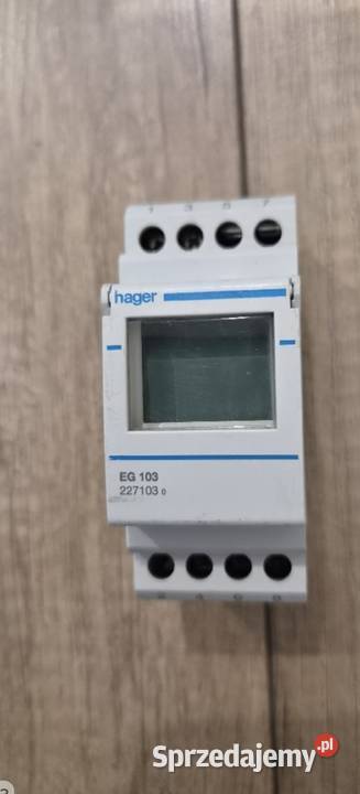 Zegar cyfrowy Hager EG103 Leśniewo