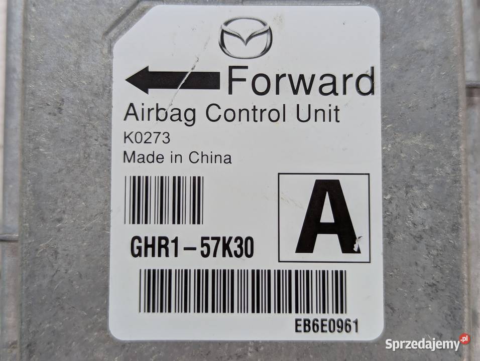 MODUŁ AIR BAG MAZDA 6 GHR157K30 Motoryzacja Białystok