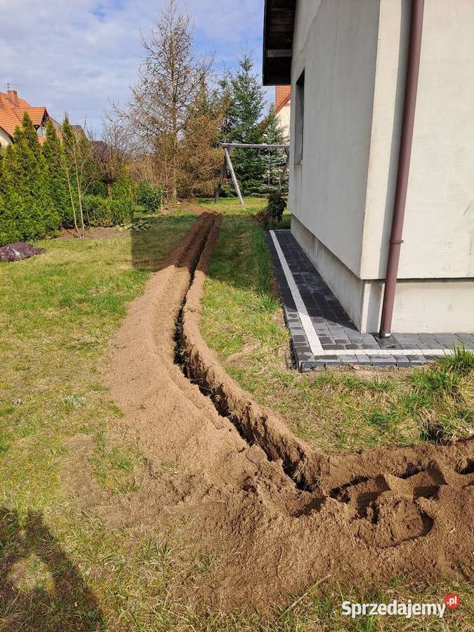 Wykopy liniowe usługi KOPARKĄ ŁAŃCUCHOWĄ kujawsko-pomorskie Bydgoszcz