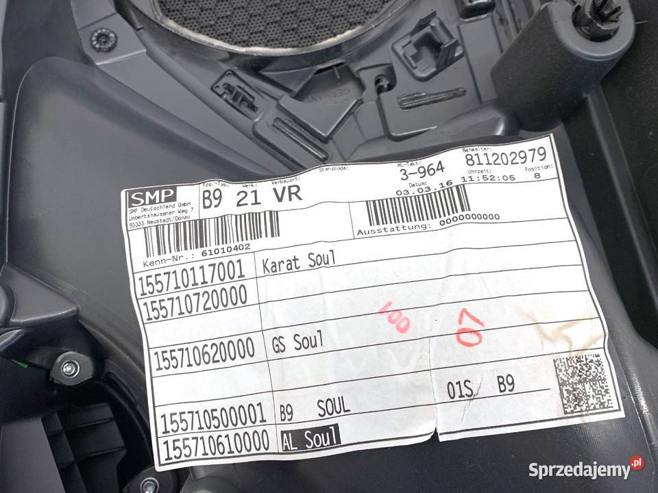 BOCZEK DRZWI PRAWY PRZÓD AUDI A4 B9 Kombi