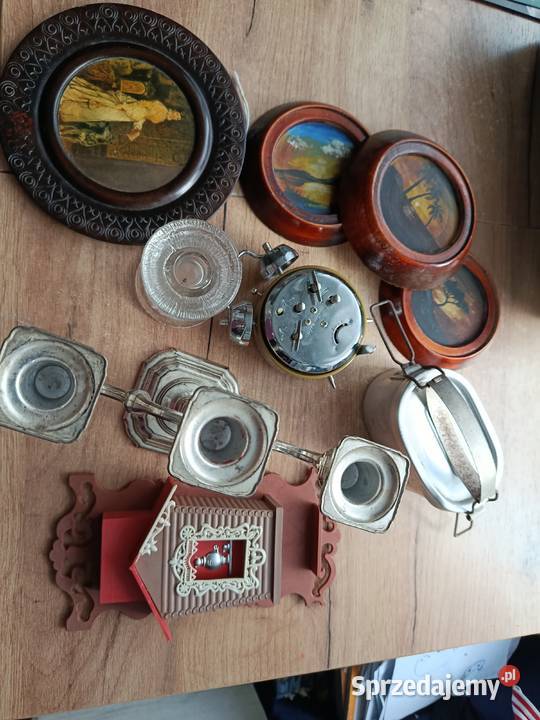 Drugi zestaw różności ramki świecznik zegarek 1 Choszczno