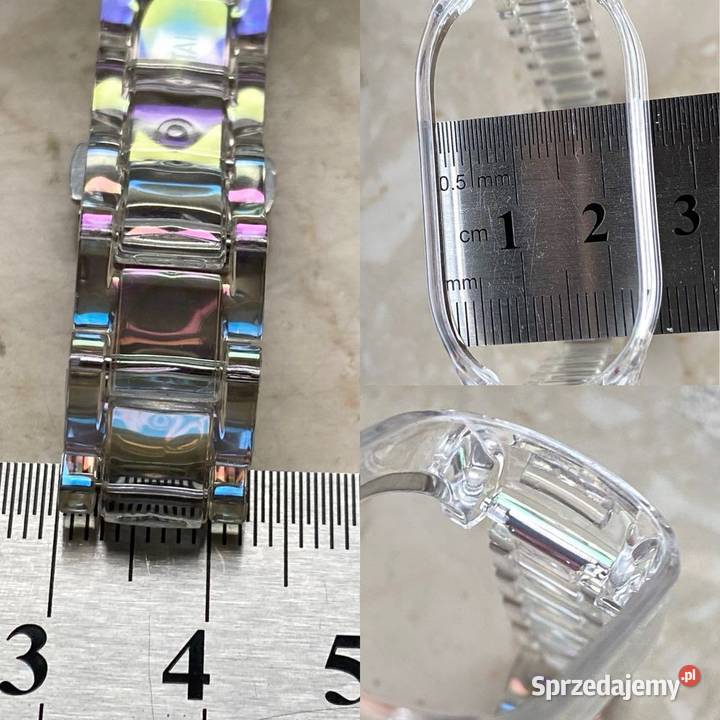Pasek Bransoleta Holo Przezroczysta Xiaomi Mi Kraków