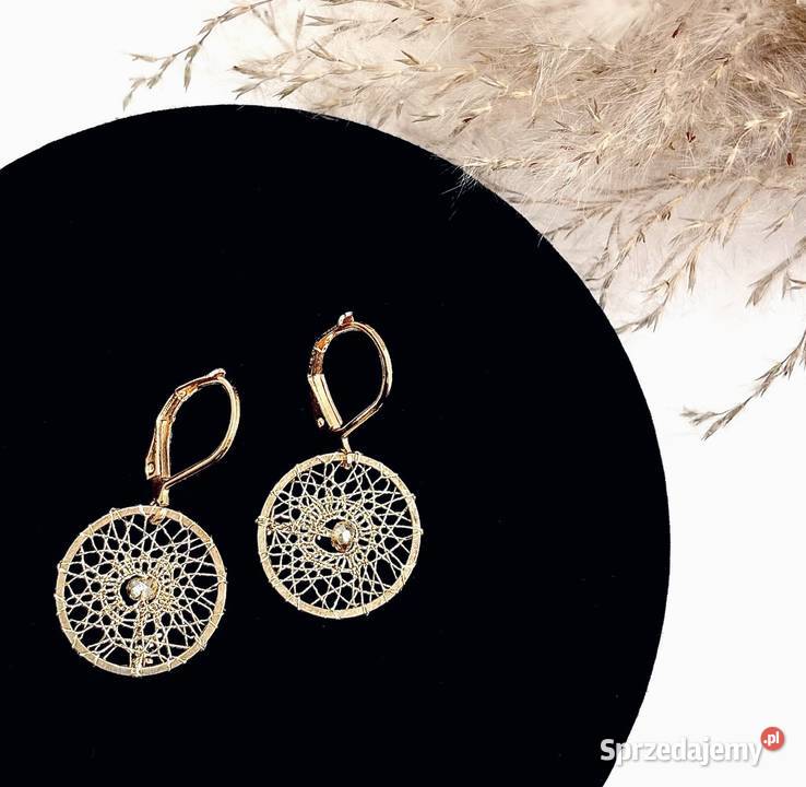 Biżuteria z koronki klockowej małopolskie Bobowa