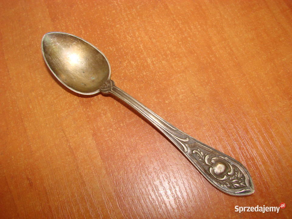 łyżeczka do cukru sygnowany plater pomorskie Pruszcz Gdański
