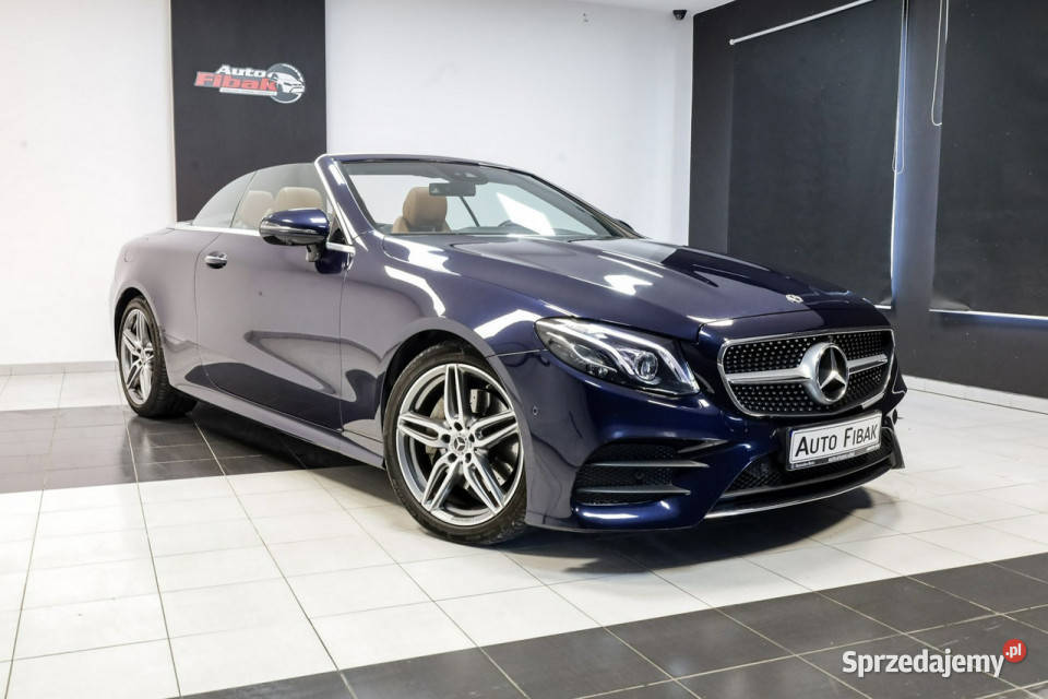 Mercedes E 220 E220dCabrioNiski przebiegAMG VAT marża łódzkie