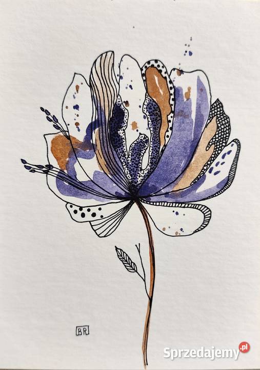 Akwarela Akwarelka Obraz pt Harmonia Umysłu Poznachowice Dolne